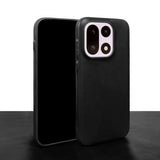 Oil Wax Genuine Leather OnePlus Case-Exoticase-For OnePlus 15-Black-Exoticase