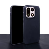 Oil Wax Genuine Leather OnePlus Case-Exoticase-For OnePlus 15-Navy-Exoticase