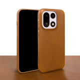 Oil Wax Genuine Leather OnePlus Case-Exoticase-For OnePlus 15-Yellow-Exoticase