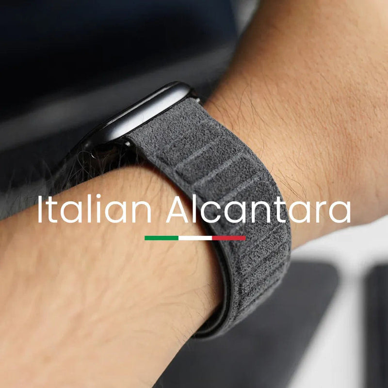 Original ALCANTARA Magnetic Strap for Apple Watch-Exoticase-
