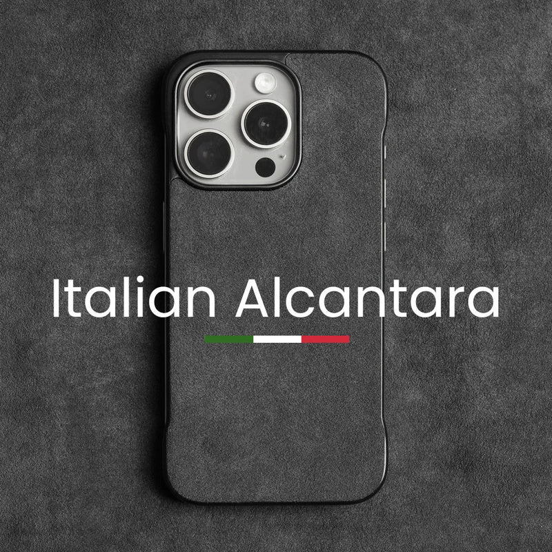 Original Alcantara Minimal Sides iPhone Case Exoticase Original Alcantara Minimal Sides iPhone Case Exoticase