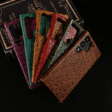 Ostrich Genuine Leather Samsung Case-Exoticase-Exoticase