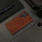 Ostrich Genuine Leather Samsung Case-Exoticase-Exoticase
