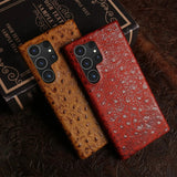 Ostrich Genuine Leather Samsung Case-Exoticase-Exoticase
