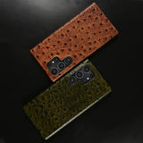 Ostrich Genuine Leather Samsung Case-Exoticase-Exoticase