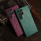 Ostrich Genuine Leather Samsung Case-Exoticase-Exoticase
