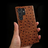Ostrich Genuine Leather Samsung Case-Exoticase-Exoticase