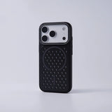 OvalMesh Alloy Lens MagSafe iPhone Case-Exoticase-Black-iPhone 17 Pro Max-Exoticase