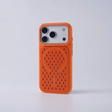 OvalMesh Alloy Lens MagSafe iPhone Case-Exoticase-Orange-iPhone 17 Pro Max-Exoticase
