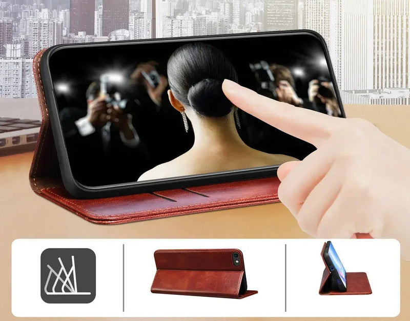 PU Leather OnePlus Flip Case-Exoticase-Exoticase