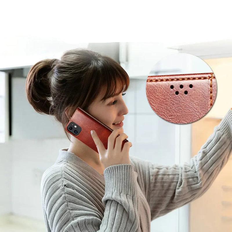 PU Leather OnePlus Flip Case-Exoticase-Exoticase