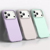 Pastel Palette Liquid Silicone MagSafe iPhone Case-Exoticase-Exoticase