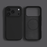 Pastel Palette Liquid Silicone MagSafe iPhone Case-Exoticase-Black-iPhone17 Pro Max-Exoticase