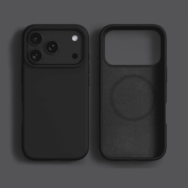 Pastel Palette Liquid Silicone MagSafe iPhone Case-Exoticase-Black-iPhone17 Pro Max-Exoticase