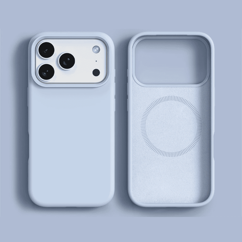 Pastel Palette Liquid Silicone MagSafe iPhone Case-Exoticase-Blue-iPhone17 Pro Max-Exoticase