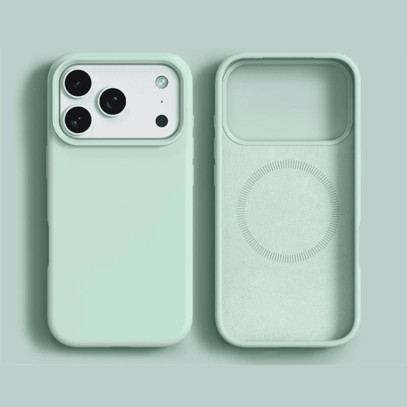 Pastel Palette Liquid Silicone MagSafe iPhone Case-Exoticase-Green-iPhone17 Pro Max-Exoticase