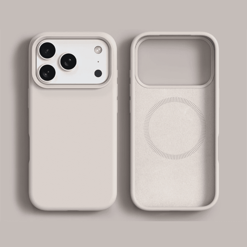Pastel Palette Liquid Silicone MagSafe iPhone Case-Exoticase-Ivory-iPhone17 Pro Max-Exoticase