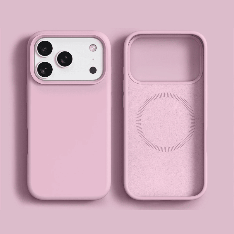 Pastel Palette Liquid Silicone MagSafe iPhone Case-Exoticase-Pink-iPhone17 Pro Max-Exoticase