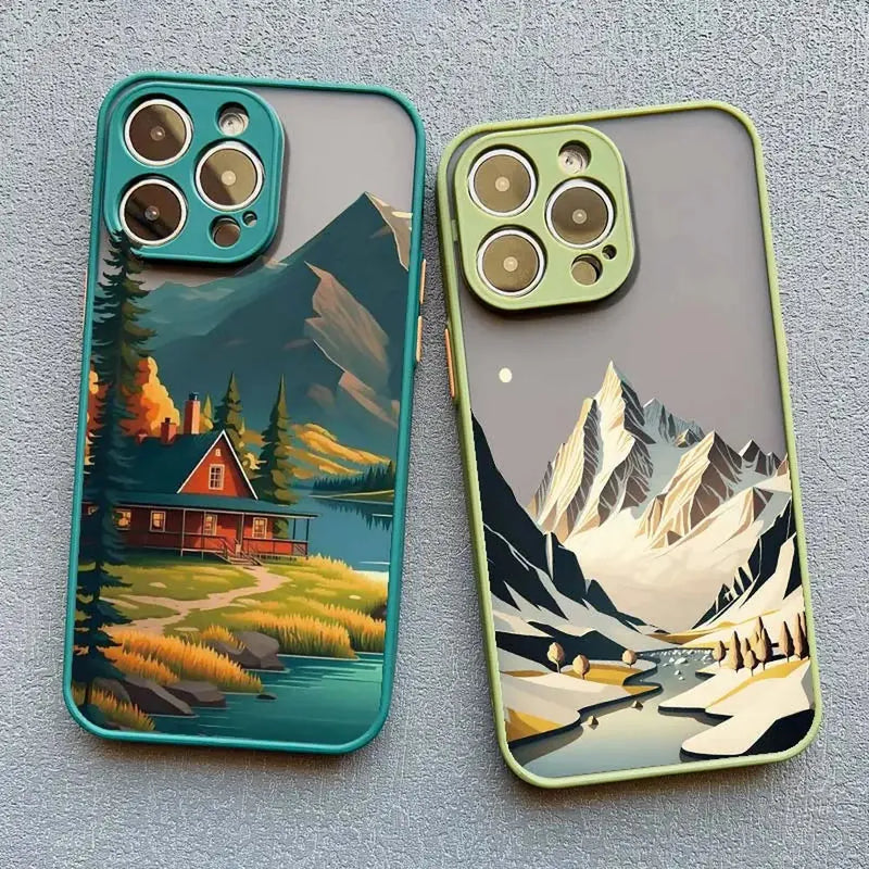 Peaks & Valleys SmoothArt iPhone Case-Exoticase-Exoticase