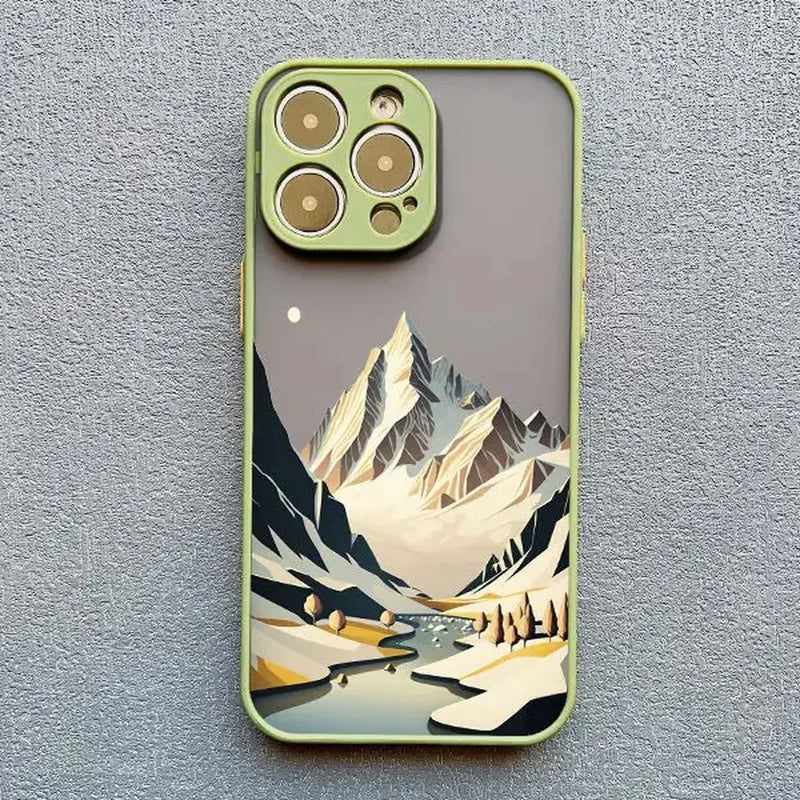 Peaks & Valleys SmoothArt iPhone Case-Exoticase-matcha WSFJ 3-For iphone 16-Exoticase