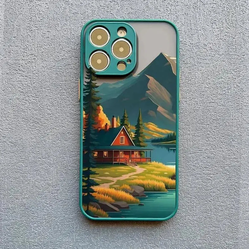 Peaks & Valleys SmoothArt iPhone Case-Exoticase-green WSFJ 8-For iphone 16-Exoticase