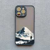 Peaks & Valleys SmoothArt iPhone Case-Exoticase-black WSFJ 2-For iphone 14-Exoticase