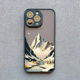 Peaks & Valleys SmoothArt iPhone Case-Exoticase-black WSFJ 3-For iphone 15ProMax-Exoticase