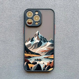 Peaks & Valleys SmoothArt iPhone Case-Exoticase-black WSFJ 5-For iphone 16-Exoticase