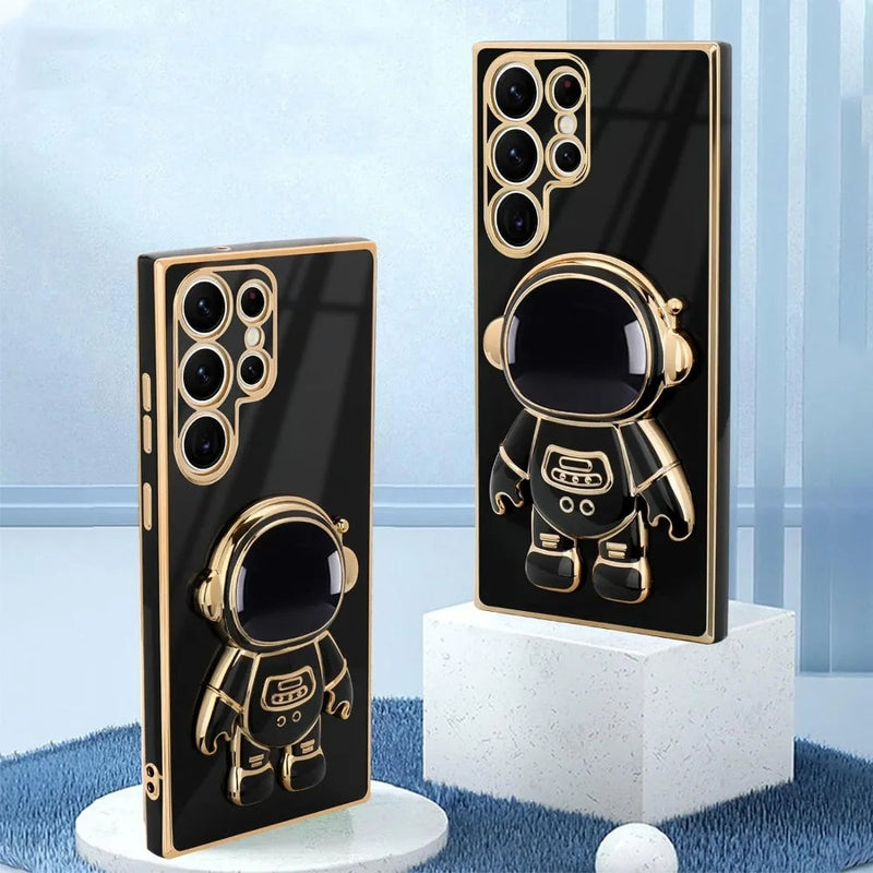 Plated Astronaut Stand Samsung Case-Exoticase-Exoticase
