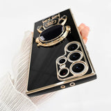 Plated Astronaut Stand Samsung Case-Exoticase-Exoticase