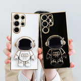 Plated Astronaut Stand Samsung Case-Exoticase-Exoticase