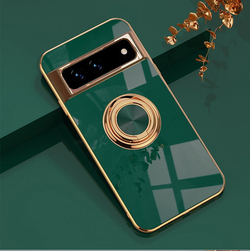 Plated Google Pixel Case - Exoticase - For Google Pixel 8 Pro / Dark Green