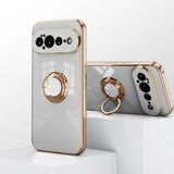 Plated Google Pixel Case-Exoticase-For Google Pixel 11 Pro XL-White-Exoticase