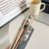 Plated Leather Suede Samsung Case-Exoticase-