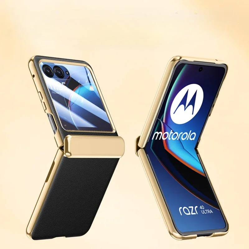 Plated PU Leather Motorola Razr Case-Exoticase-Exoticase