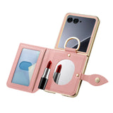 Plated Ring Leaf Zip Wallet Motorola Razr Case-Exoticase-Exoticase