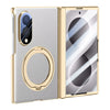 Plated Samsung Fold Case with Ring and Front Glass-Exoticase-Gray-Z Fold 8 (Wide)-Exoticase