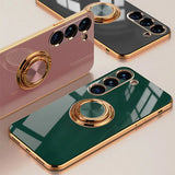 Plated Samsung Galaxy Case With Ring Holder-Exoticase-