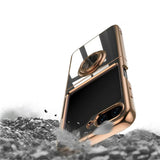 Plated Samsung Galaxy Z Flip Case with Ring-Exoticase-Exoticase