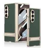 Plated Slim Hard Samsung Case with Kickstand-Exoticase-For Galaxy Z Fold 8 Ultra-Green-Exoticase