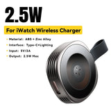 Portable Magnetic Wireless Charger for Apple Watch-Exoticase-Gunmetal grey-CN-Exoticase