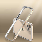 Premium Aluminum Alloy Bumper Frame for iPhones - Exoticase - For iPhone 15 Pro Max / Gold