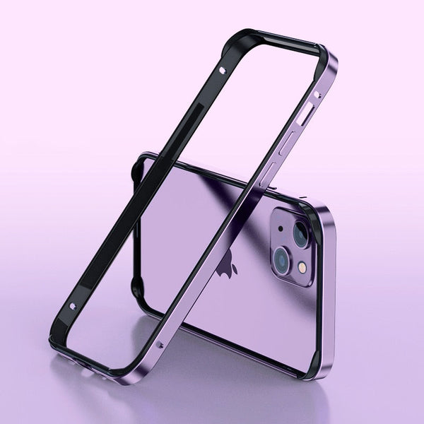 Premium Aluminum Alloy Bumper Frame for iPhones - Exoticase - For iPhone 15 Pro Max / Purple