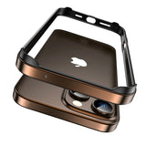 Premium Aluminum Alloy Bumper Frame for iPhones-Exoticase-For iPhone 16 Pro Max-Desert Titanium-Exoticase