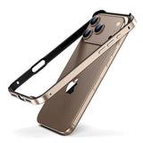 Premium Aluminum Alloy Bumper Frame for iPhones-Exoticase-For iPhone 17 Pro Max-Desert Titanium-Exoticase