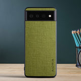 Premium Cloth-like Anti Scratch Google Pixel Case-Exoticase-For Pixel 6 Pro-Green-