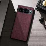 Premium Cloth-like Anti Scratch Google Pixel Case-Exoticase-For Pixel 9 Pro XL-Red-Exoticase