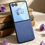 Premium Cloth-like Anti Scratch Samsung Z Flip Case-Exoticase-Blue-for Z Flip 8-Exoticase