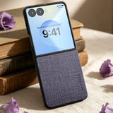 Premium Cloth-like Anti Scratch Samsung Z Flip Case-Exoticase-Gray-for Z Flip 8-Exoticase