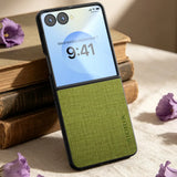 Premium Cloth-like Anti Scratch Samsung Z Flip Case-Exoticase-Green-for Z Flip 8-Exoticase